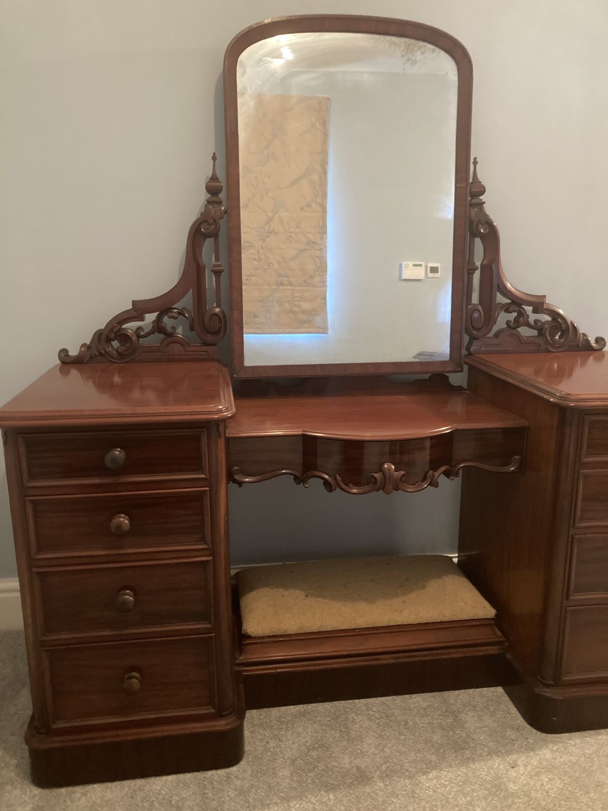 Large Victorian Mahogany Duchess Dressing Table photo buy