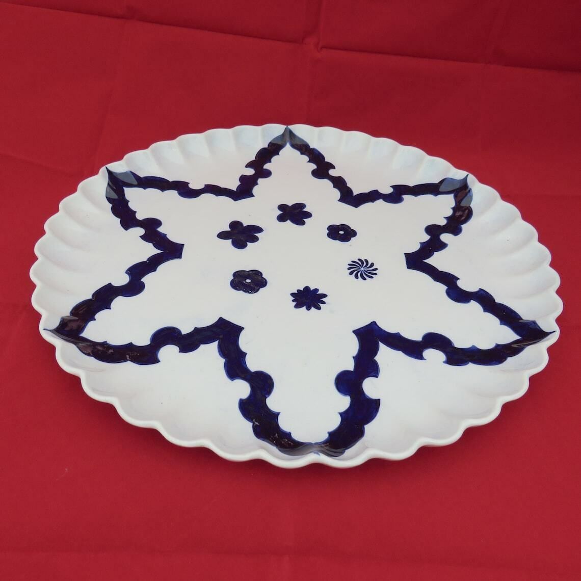 Large Copeland Arts And Crafts Movement Ceramic Platter Tray Hand Painted Large Arts And Crafts Copeland Ceramic Platter photo Home Decor