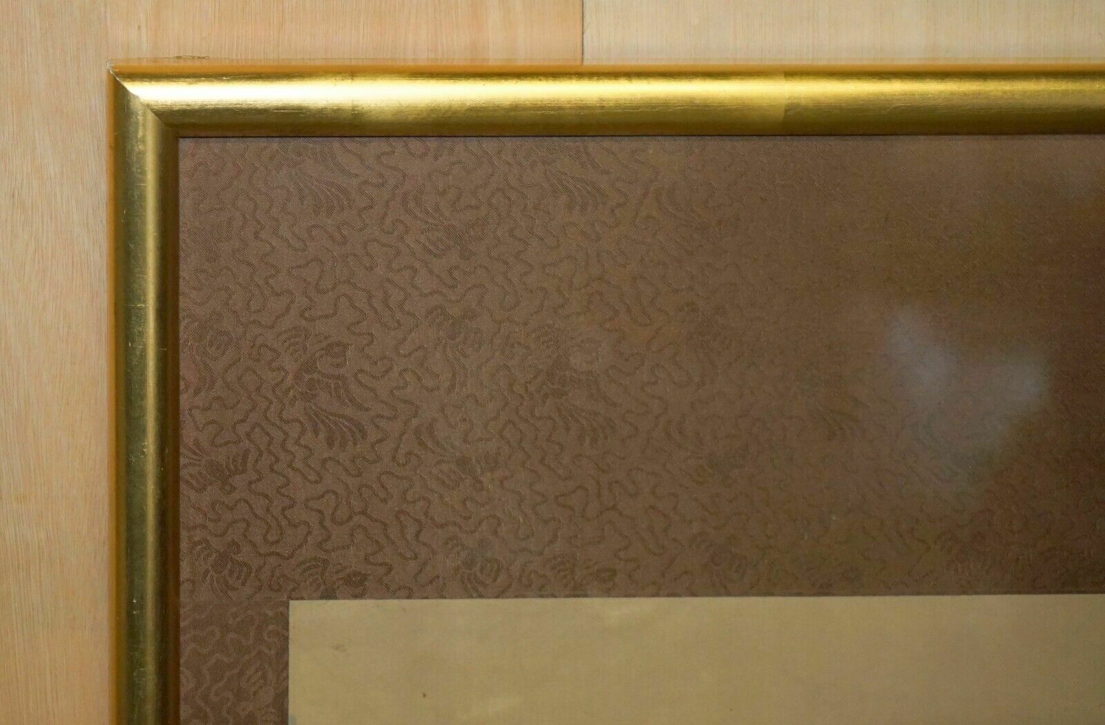 Large Pair Of 133x78cm Antique Chinese Ancestral Portraits With Gold Borders photo Art