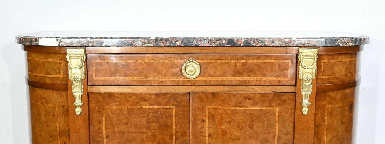 photo furniture Buffet In Thuya Burl And Mahogany, Louis XVI Style – 2nd Part 19th Century