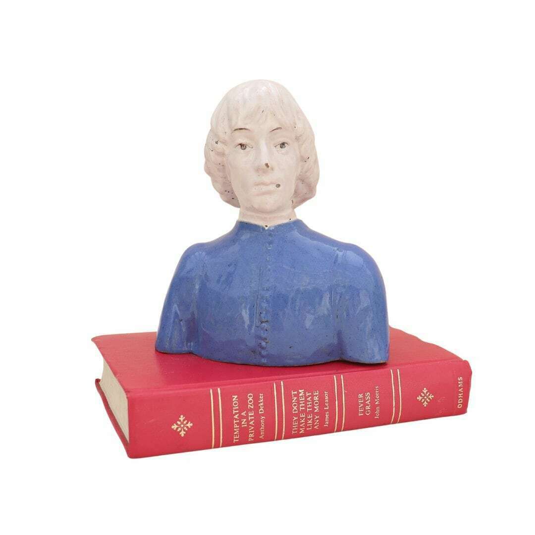 Italian Cantagalli Majolica Bust Of Piero De' Medici Renaissance Style Pottery Bust C Late 1800's. photo for sale