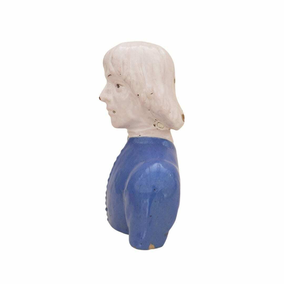 Italian Cantagalli Majolica Bust Of Piero De' Medici Renaissance Style Pottery Bust C Late 1800's. photo buy