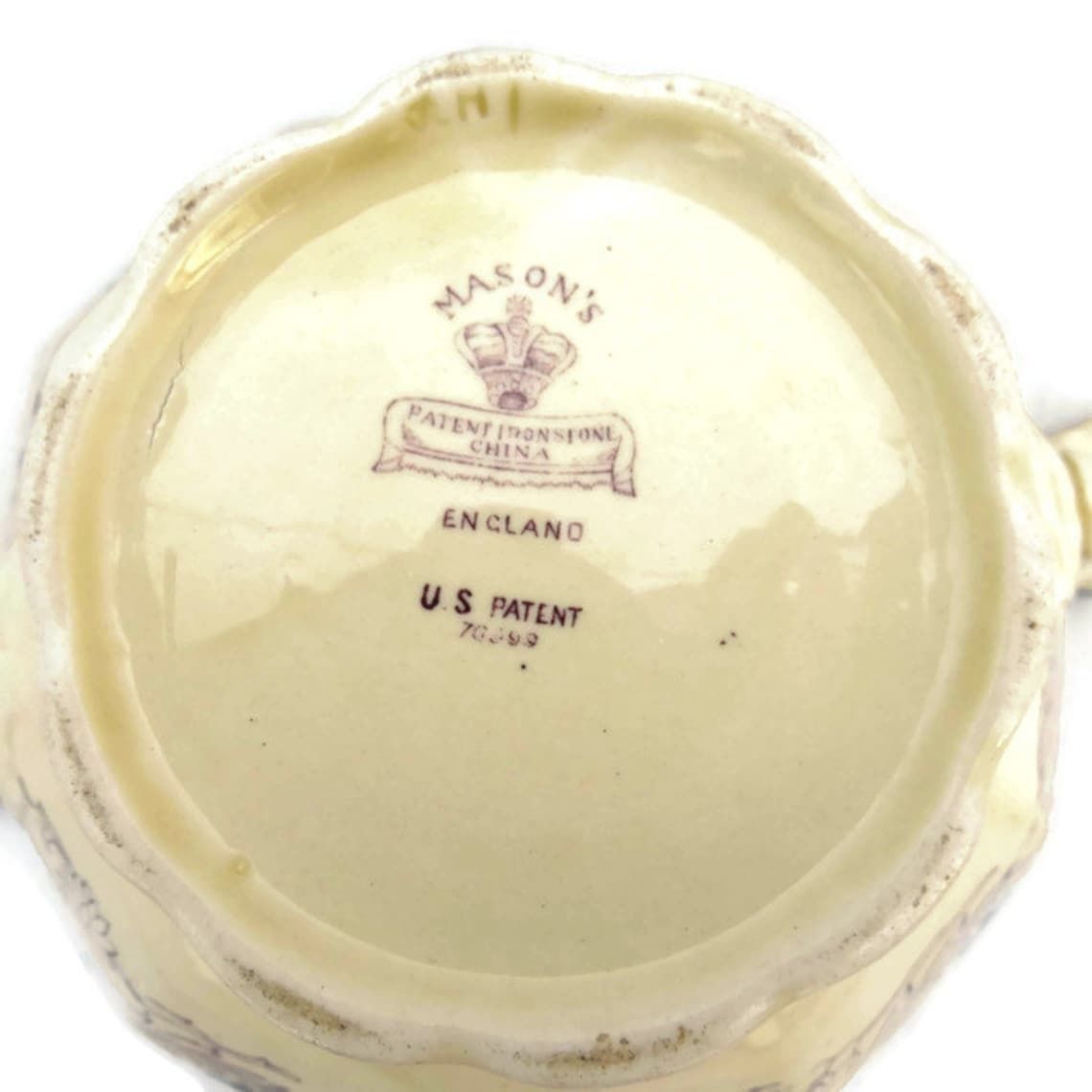 Masons Ironstone Early 20th Century Tureen Lidded With A Floral And Oriental Design USA Patent 76999 photo vinterior