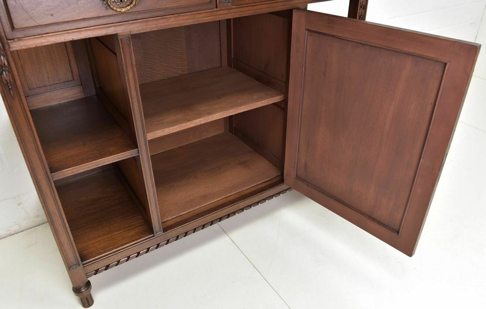 Furniture Antique! Buffet Cabinet Restored Historicism / Louis XVI Around 1910 Mahogan photo