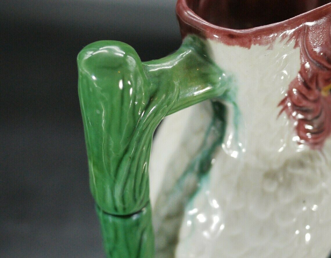 Antique Majolica Parrot Pitcher photo Home Decor