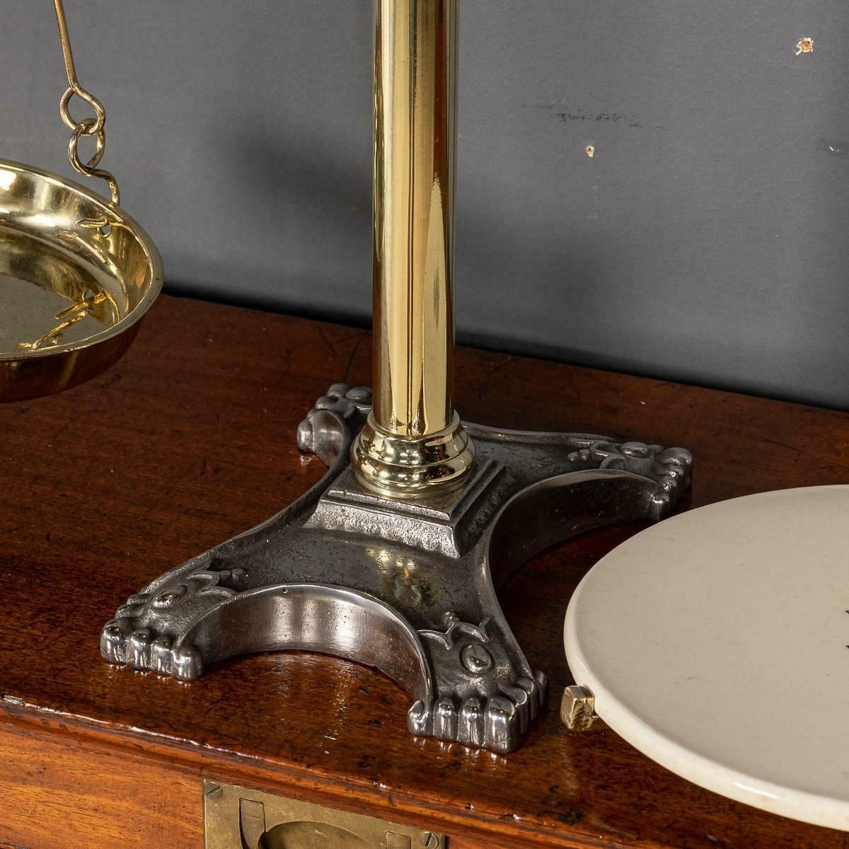 Home Decor 19th Century Victorian Weighing Scales By J White & Son, C.1880 photo
