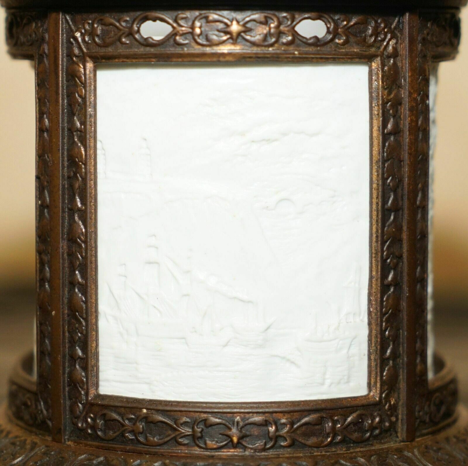 Antique Roman Grand Tour Bronzed Candle Lamp Restored To Use As A Table Lamp photo buy