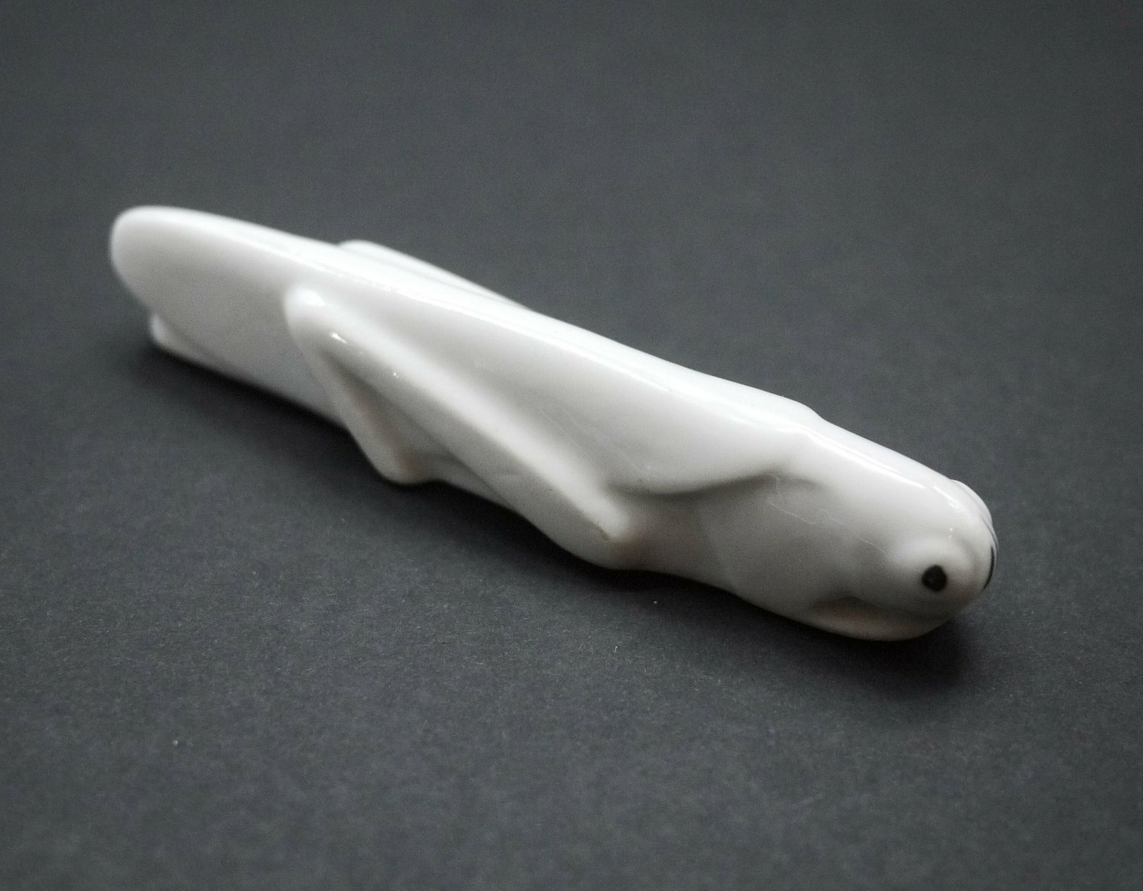 Art Deco Porcelain Animal Figure Knife Rests, S/10 photo Art