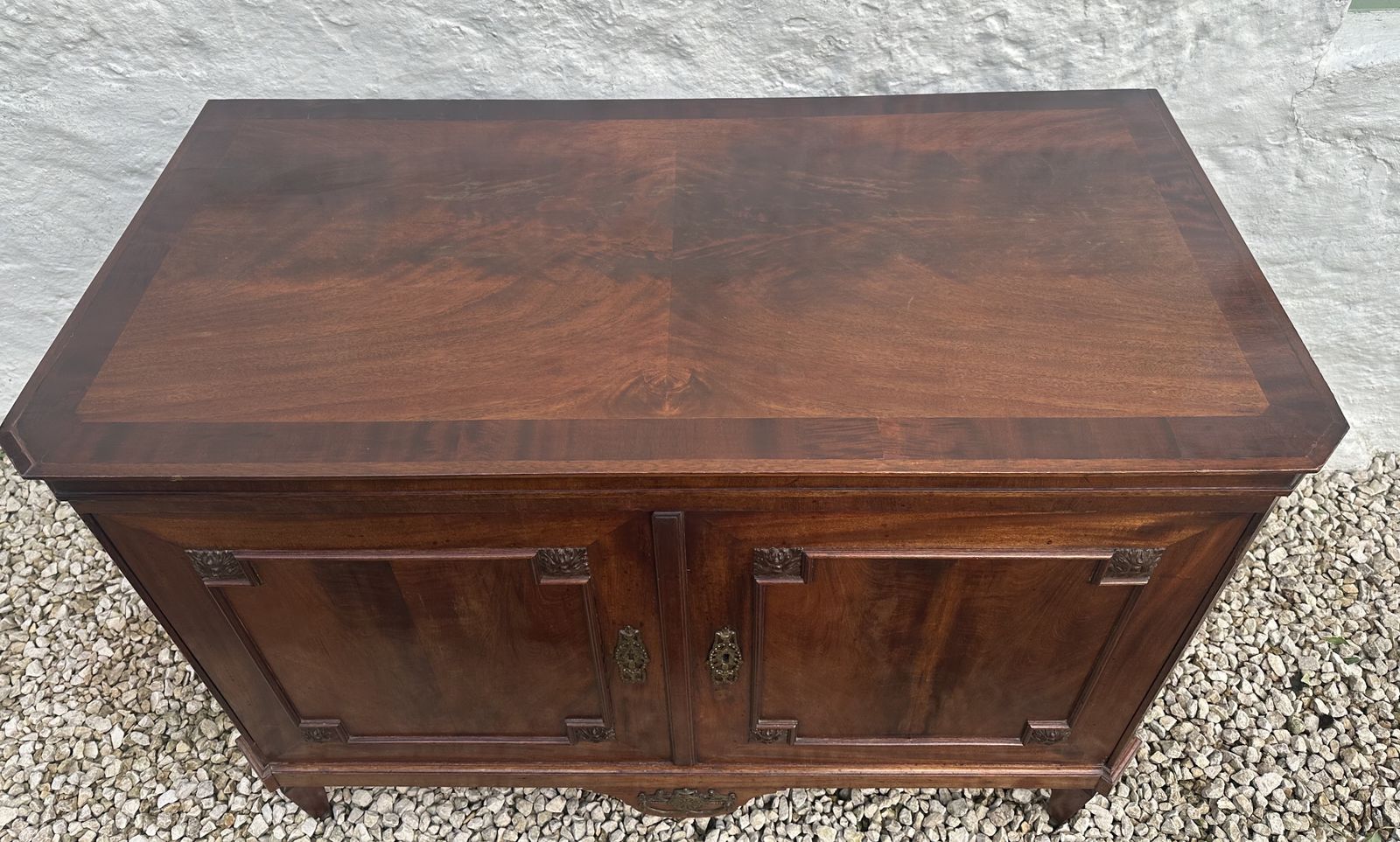 Versatile French Napoleon III Metamorphic Gilt Metal Mounted Mahogany Commode & Travelling Washstand photo 1400.0