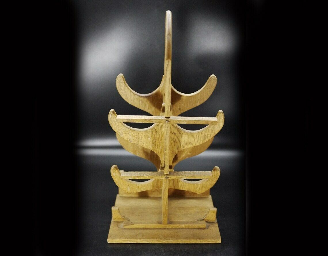 photo for sale Vintage French Wooden Wine Rack Countertop