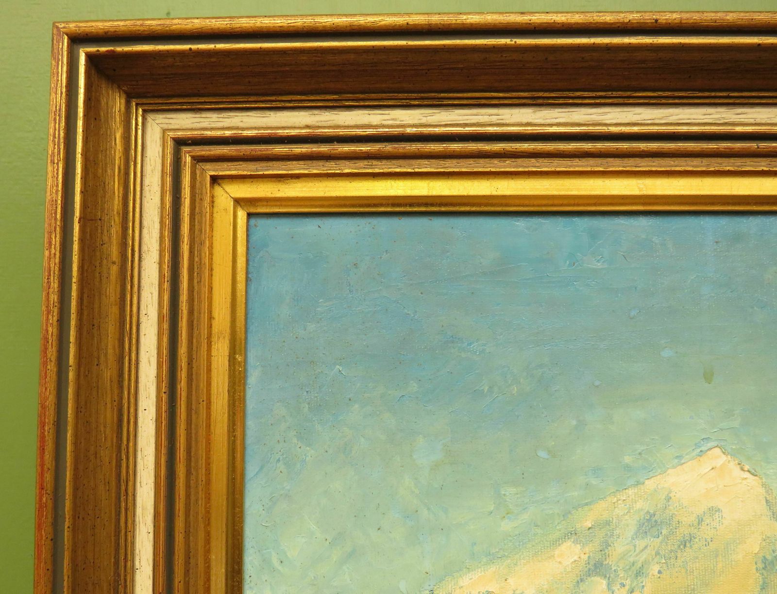photo furniture Vintage Framed Oil On Board, Argentina, Provincia Del Neuquen, 1989