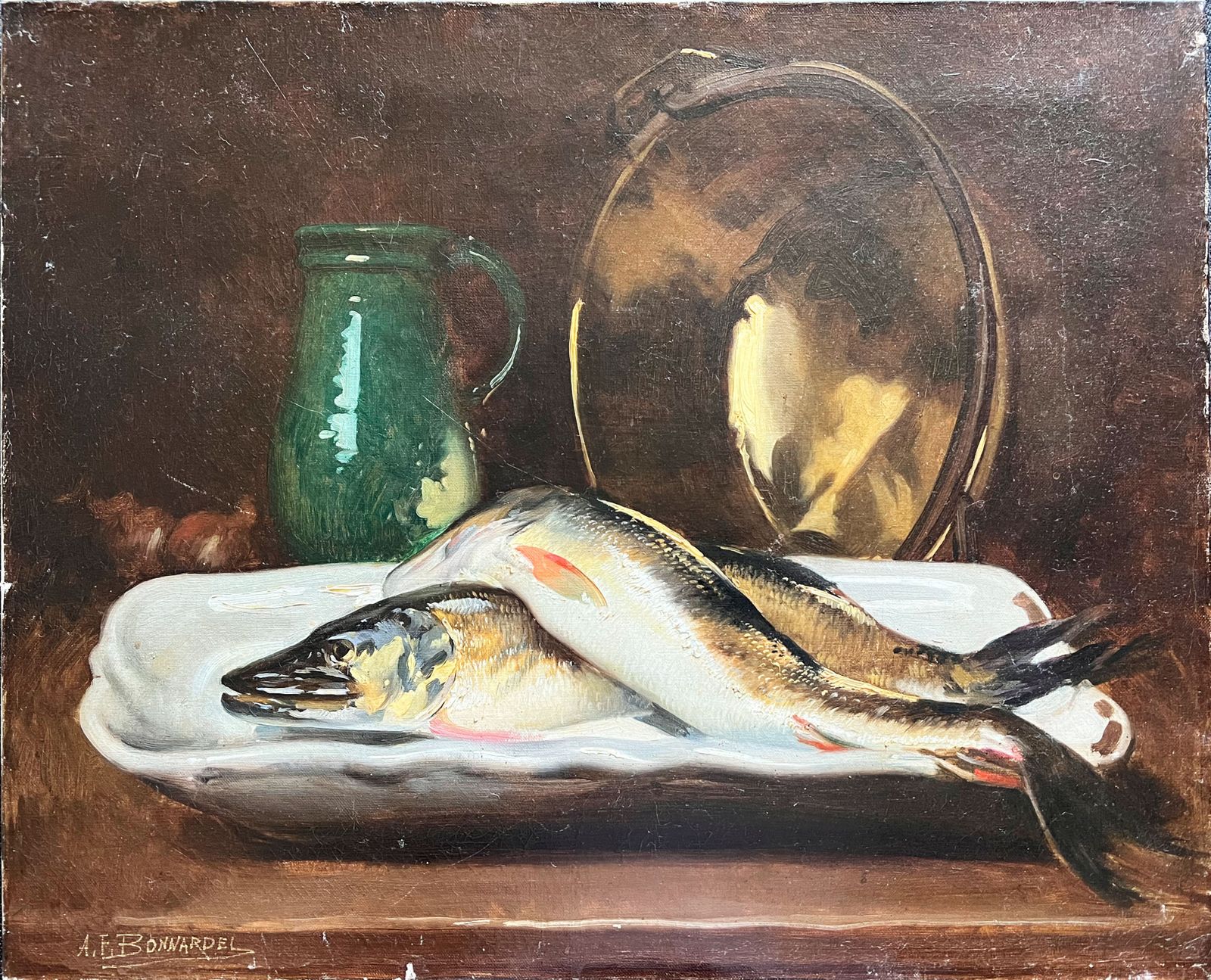 "A Pair Of Pikes" By Alexandre François Bonnardel