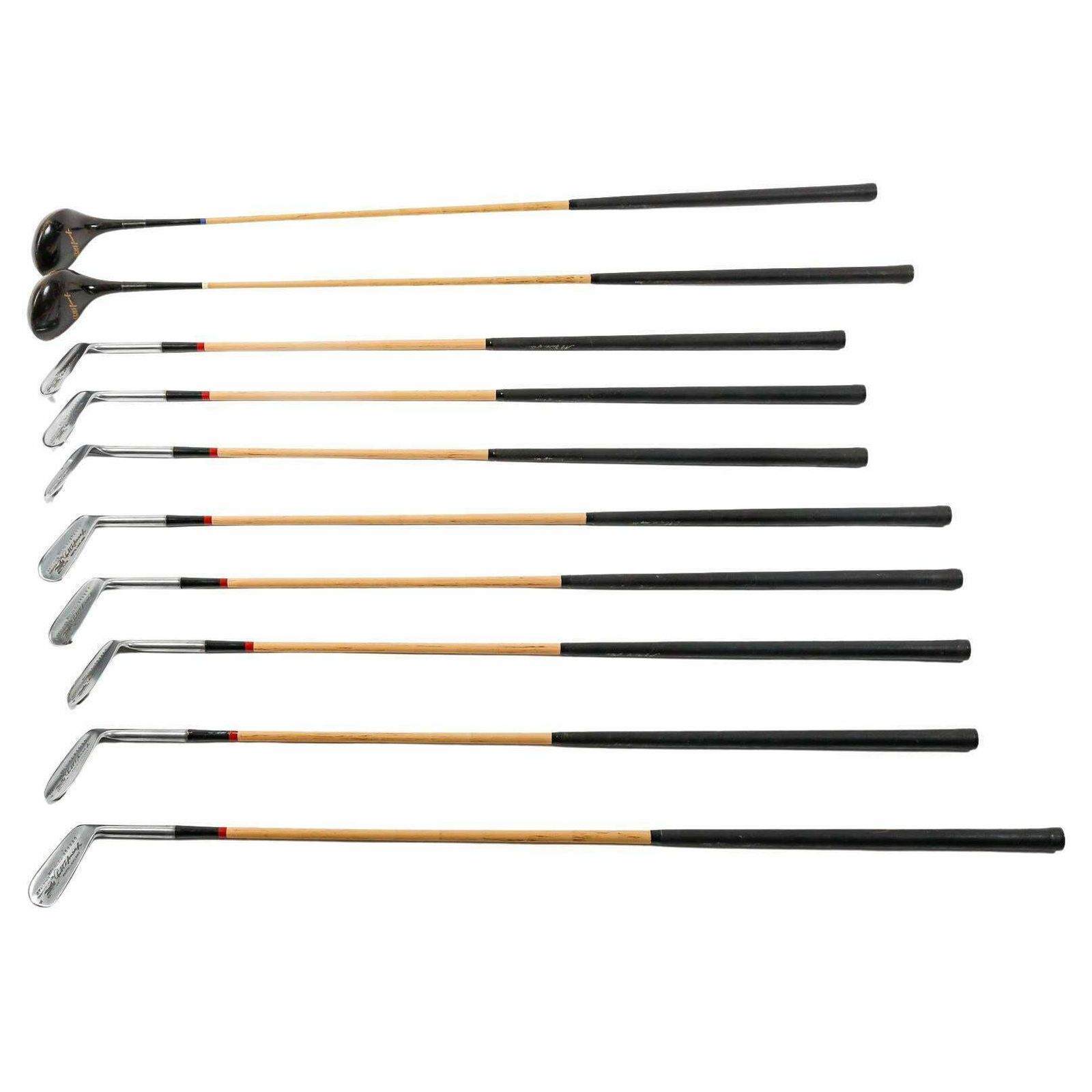 Suite Of 10 1930s Golf Clubs., Vintage