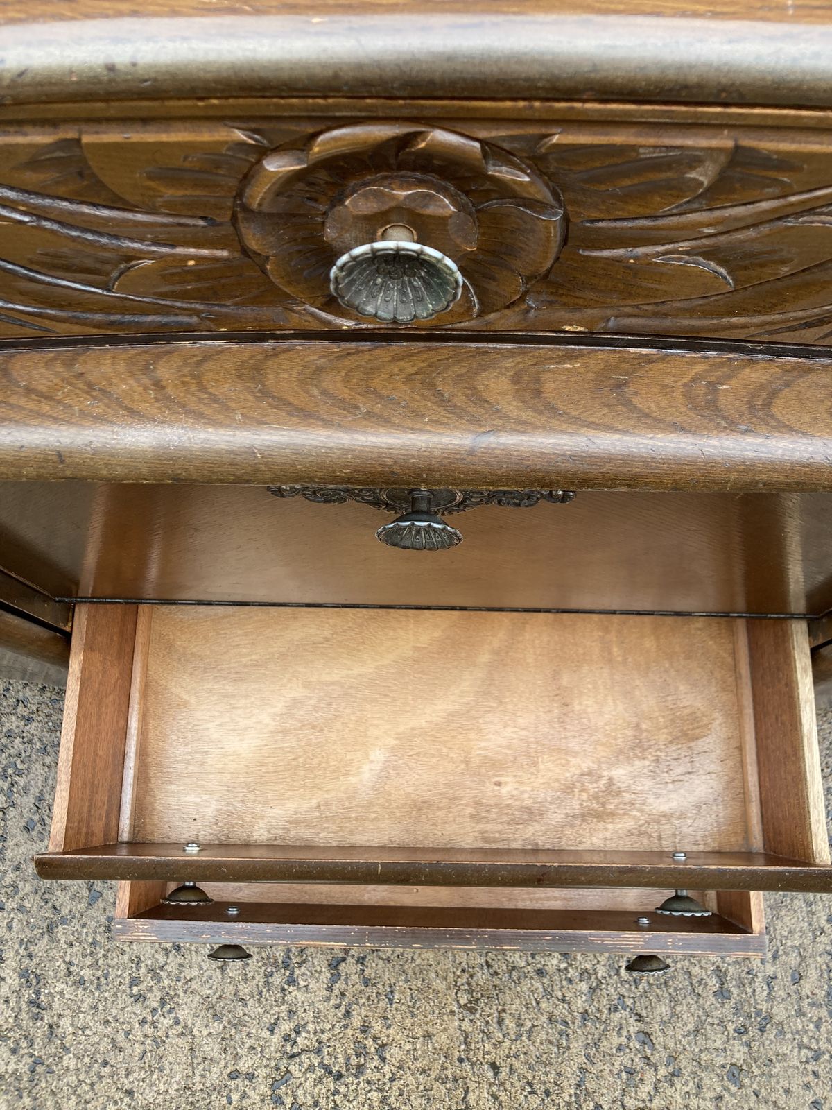 Mid Century English Scully Furniture Oak Sideboard photo buy
