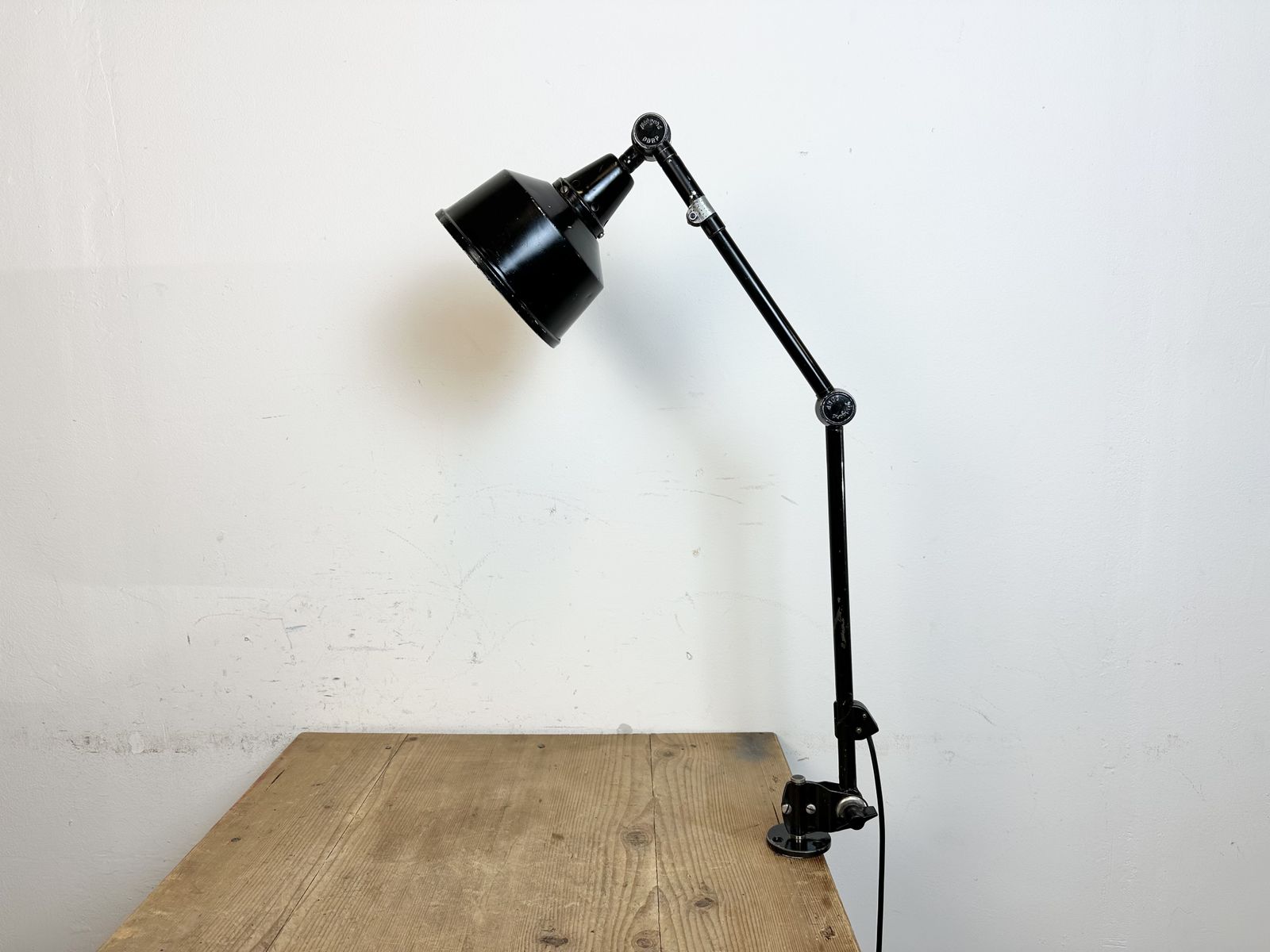 Lighting Industrial Ddrp Desk Or Wall Lamp By Curt Fischer For Midgard, 1930s photo