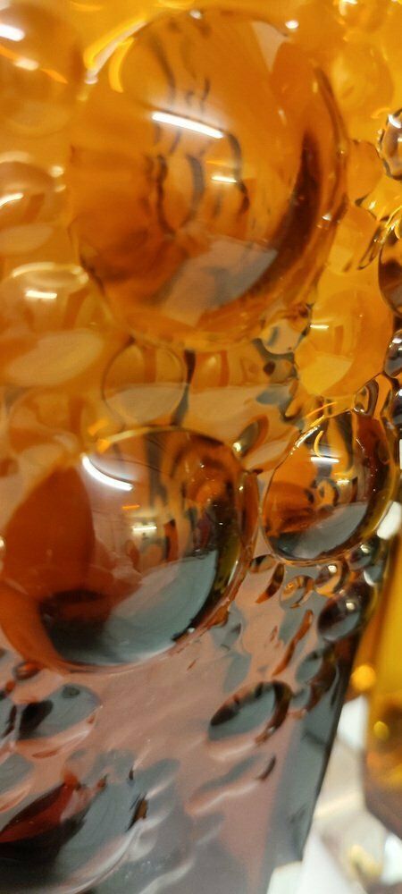 photo furniture Italian Glass Vases, 1970s, Set Of 2