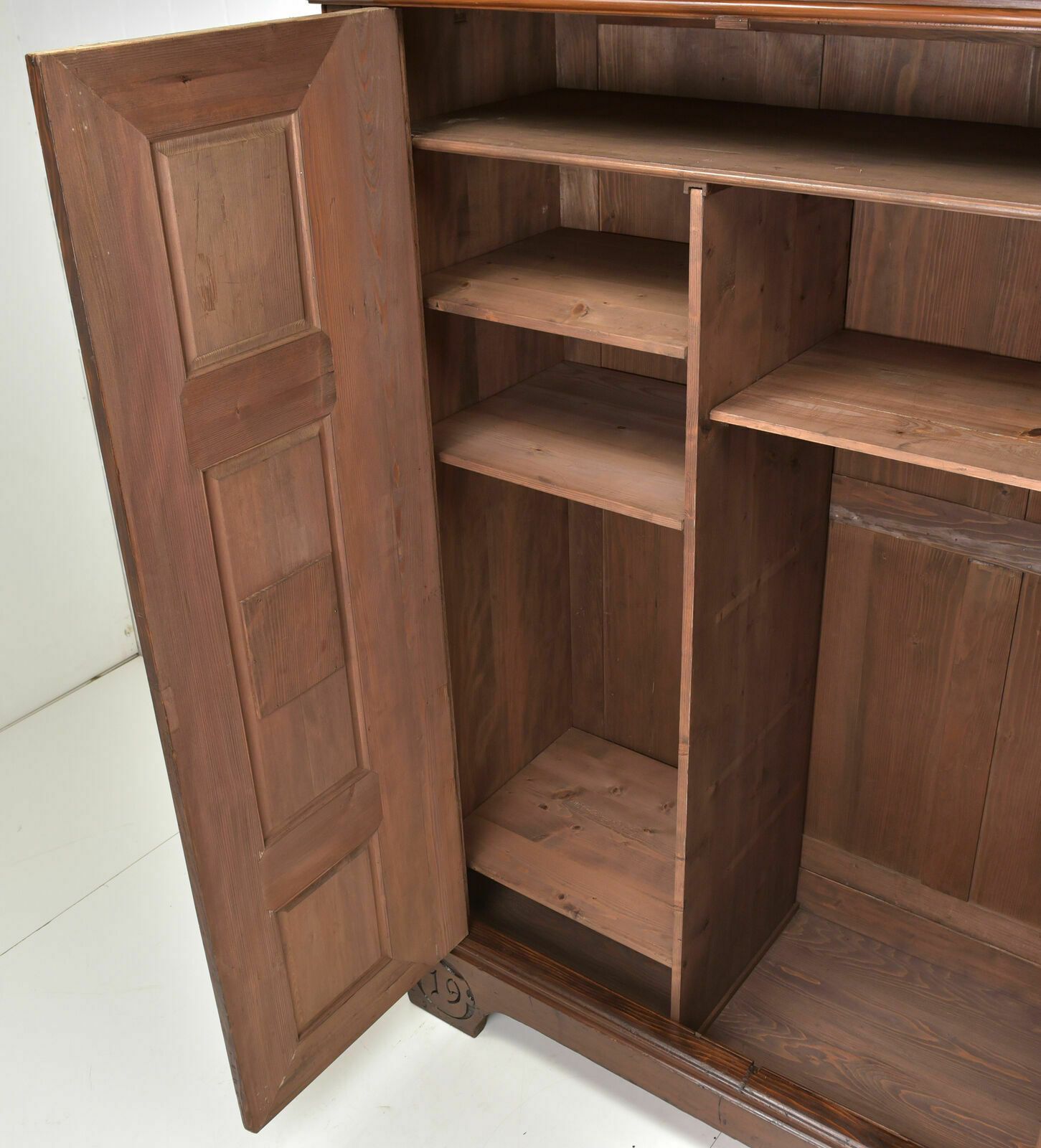 Antique! Hall Cabinet Restored Art Nouveau Gothic 1909 In The Style Of Riemerschmid photo Furniture