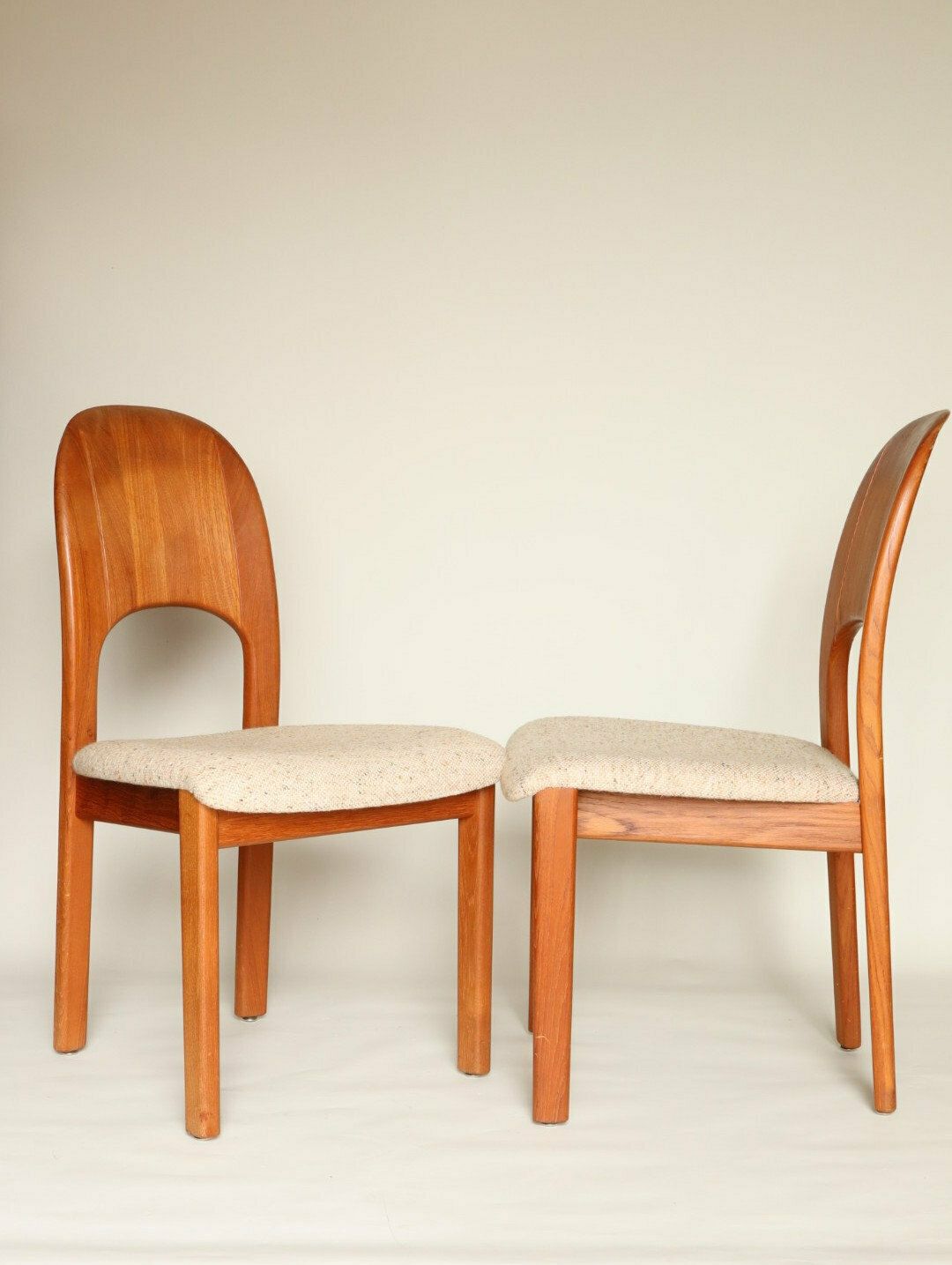 Dinning Chairs Teak Colour Wood Chair 1/4 Danish Teak Wood Chairs For Dinning Room photo Furniture