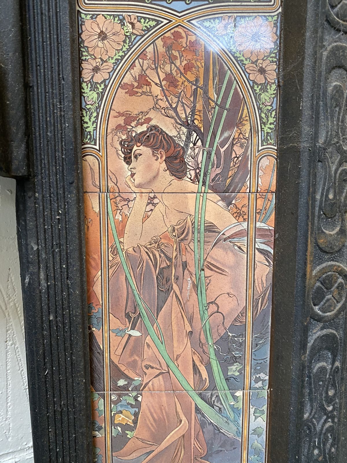 Art Nouveau Fire Place photo for sale