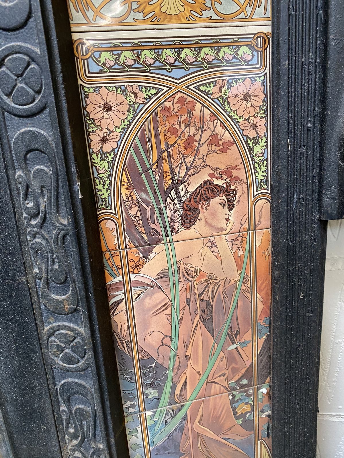 Art Nouveau Fire Place photo Home Fixtures