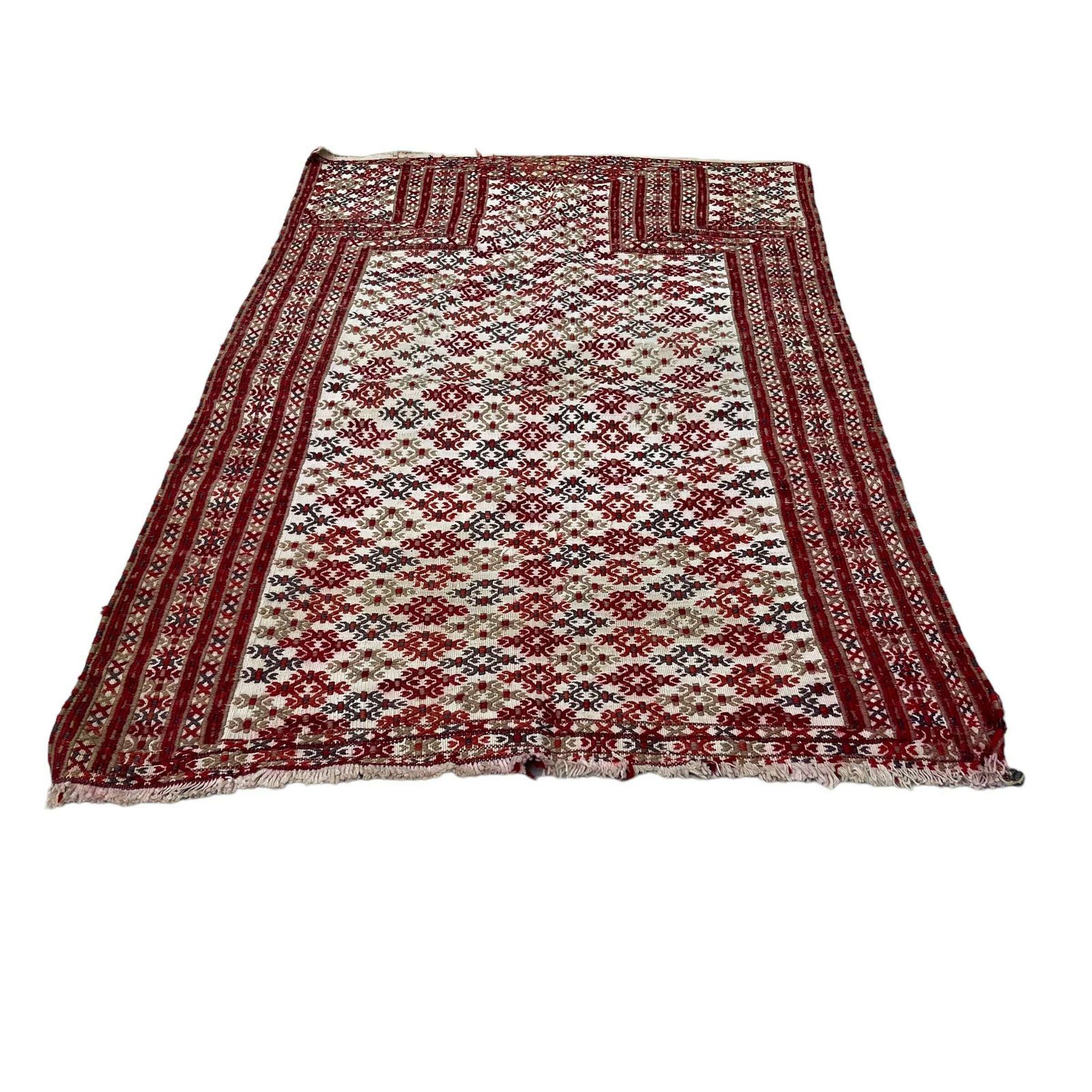 Traditioneel Turks Mini Kilimkleed, Vintage Anatolisch Turks Kilimkleed, 105 X 70 Cm photo vintage