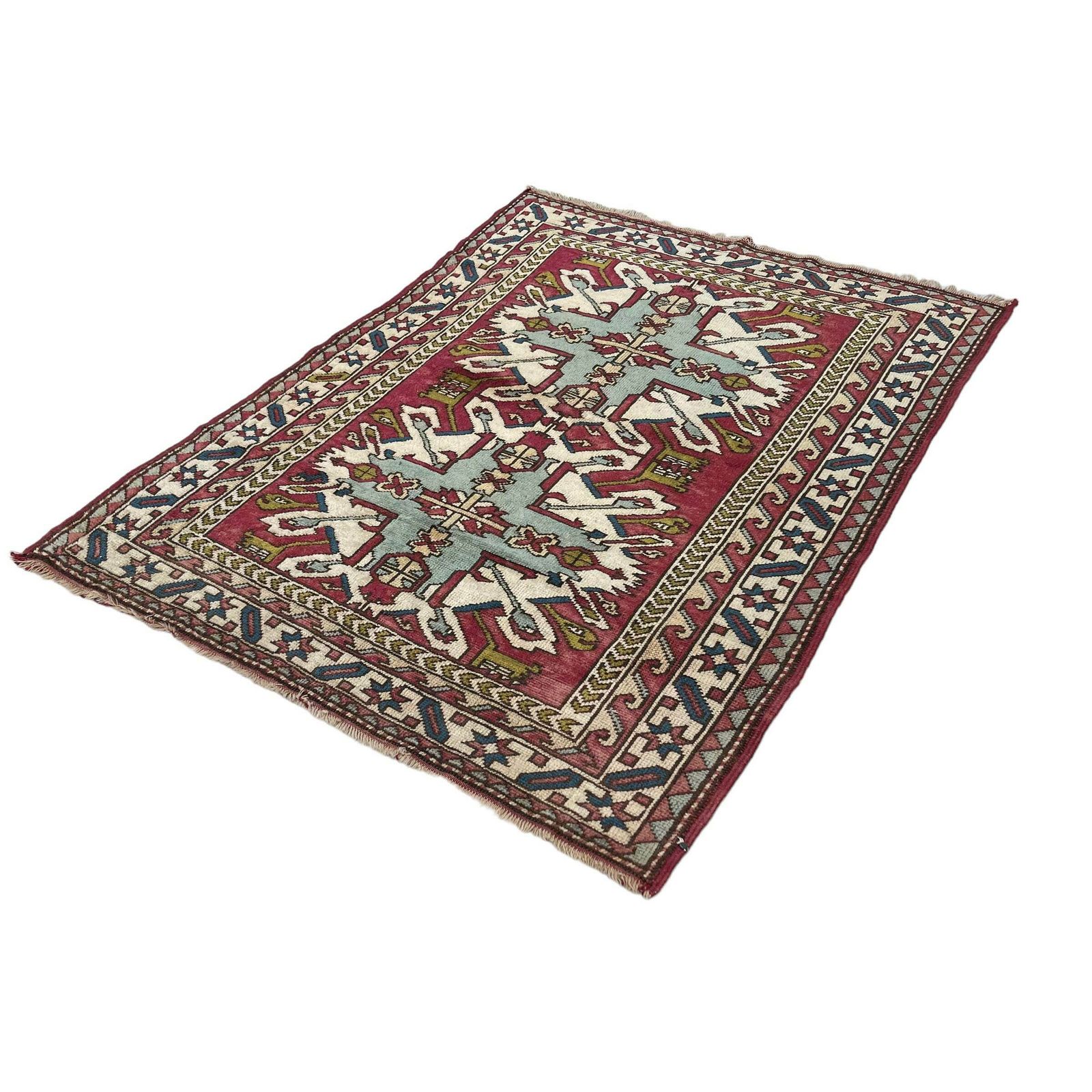 Antique Turkish Kars Kazak Rug, 180x 126 Cm photo buy