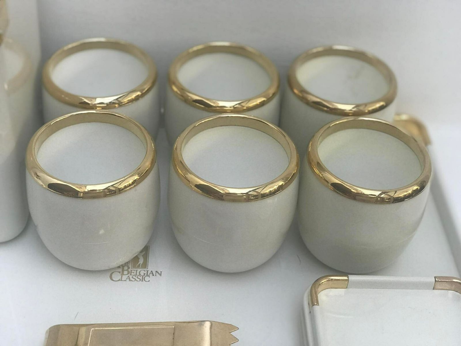 Hans Turnwald Collection 1970s Hollywood Regency Ice Bucket And 6 Coasters Bucket, Gold Wine Cooler Made In Germany, Bar Accessories photo 368.0