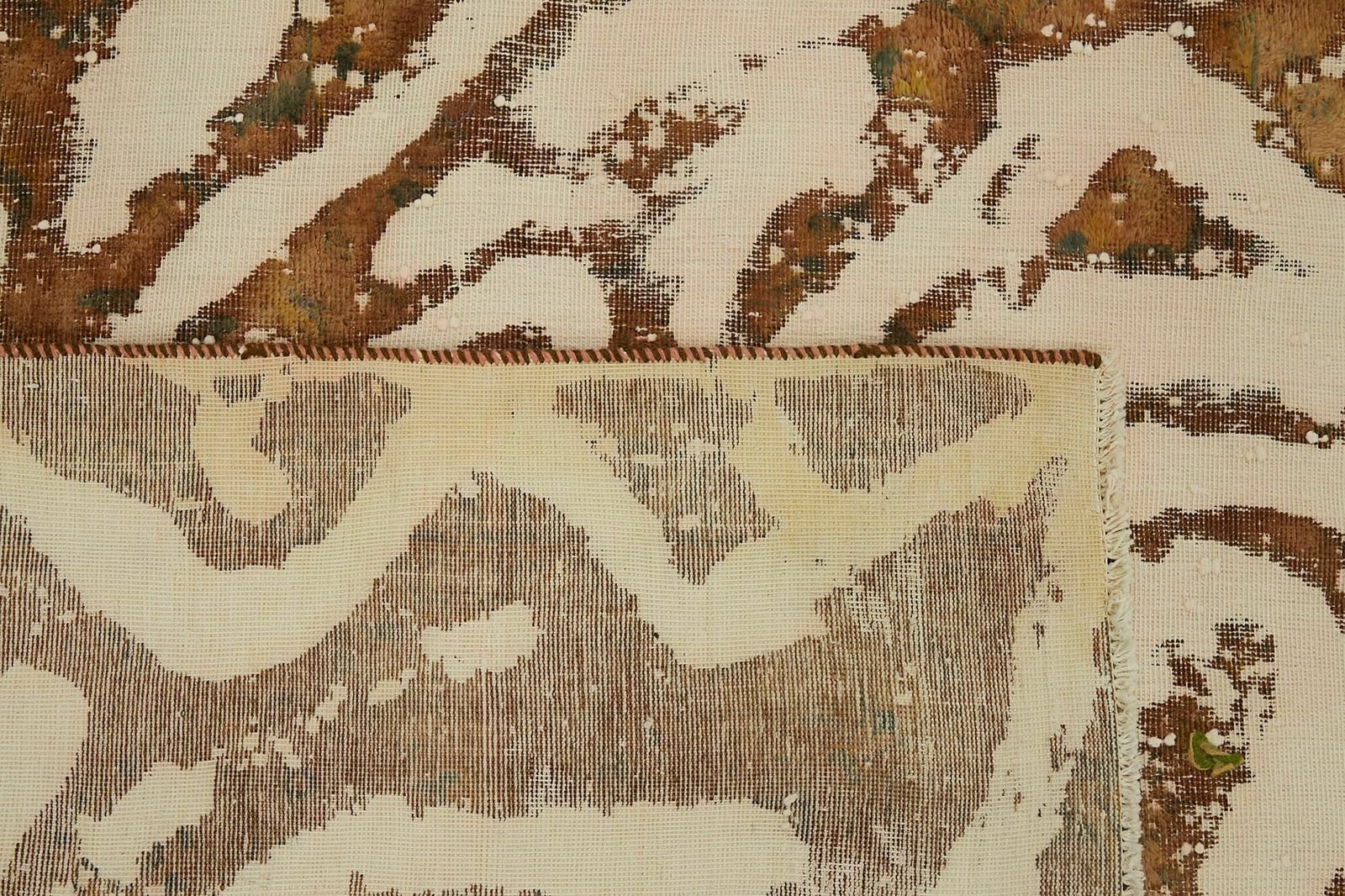 photo buy Handmade Decorative Beige Overdyed Large Area Rug 259 Cm X 350 Cm