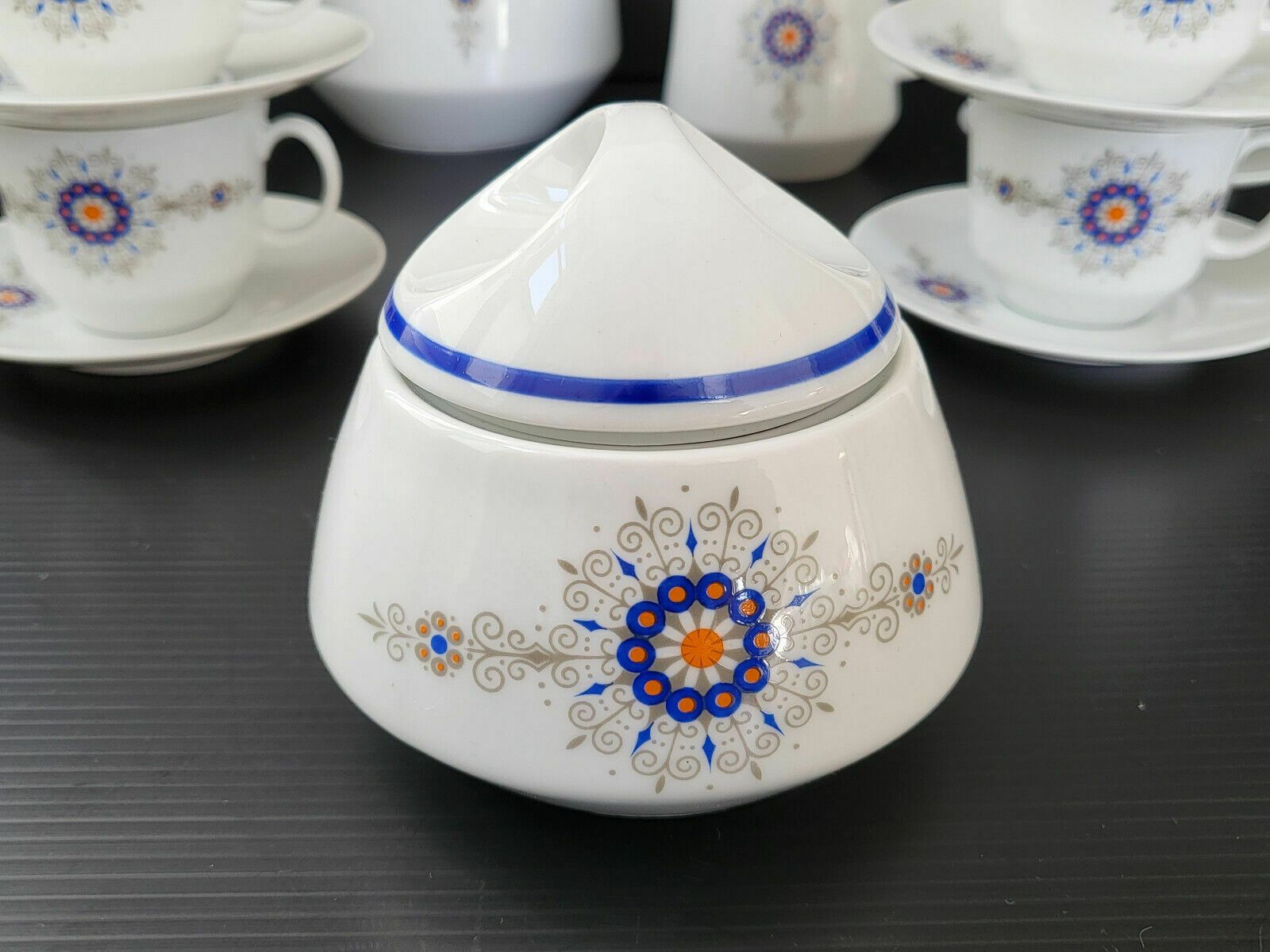 Vintage Koffieservies 1970 – Porselein Bareuther Waldsassen Bavaria Germany, Jaren 1970 photo for sale