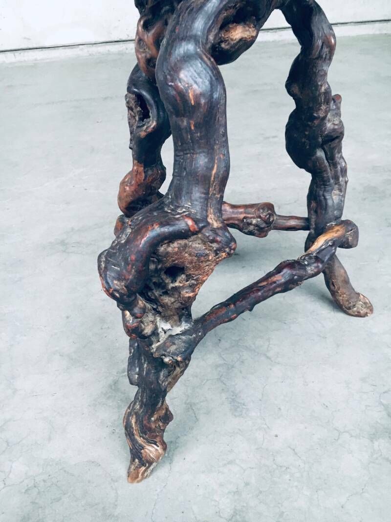 385.0 1950's Handmade Vinewood & Oak Bar Stool photo
