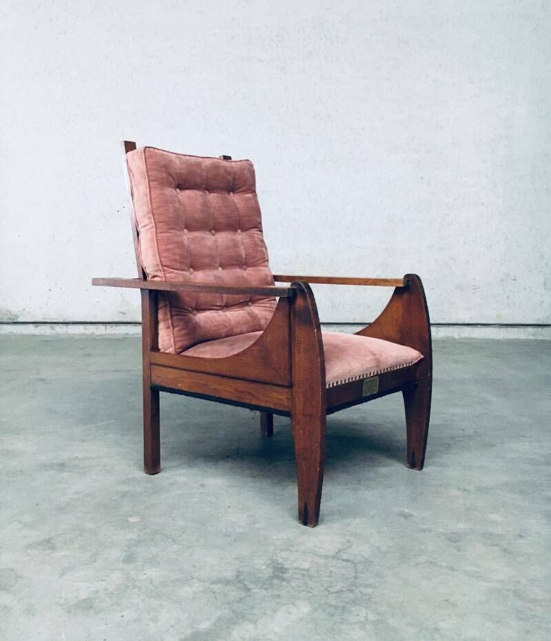 Art Deco Dutch Modernism Verstelbare "Grand" Fauteuil, Nederland, Jaren 1920 photo buy