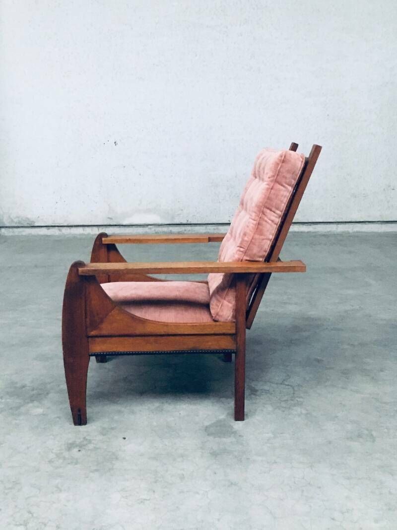 1350.0 Art Deco Dutch Modernism Verstelbare "Grand" Fauteuil, Nederland, Jaren 1920 photo