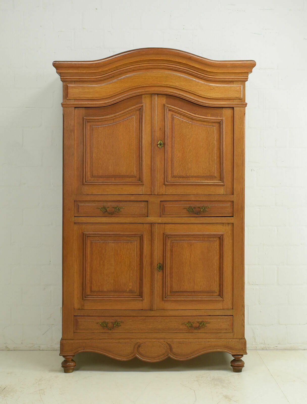 Antique! Vertiko Restored Around 1880 Solid Oak High Chest Of Drawers Oak Cabinet photo furniture