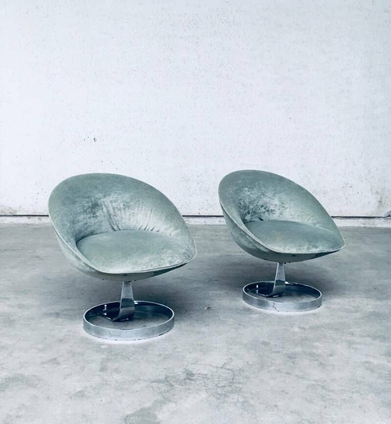 Space Age Sphere Pod Lounge Chair Set, France 1960's photo furniture