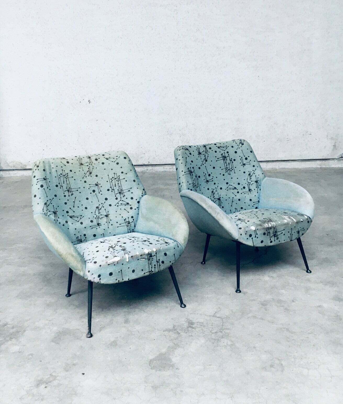photo furniture Midcentury Modern Design Model 121 Lounge Chair Set By Theo Ruth For Artifort, 1956