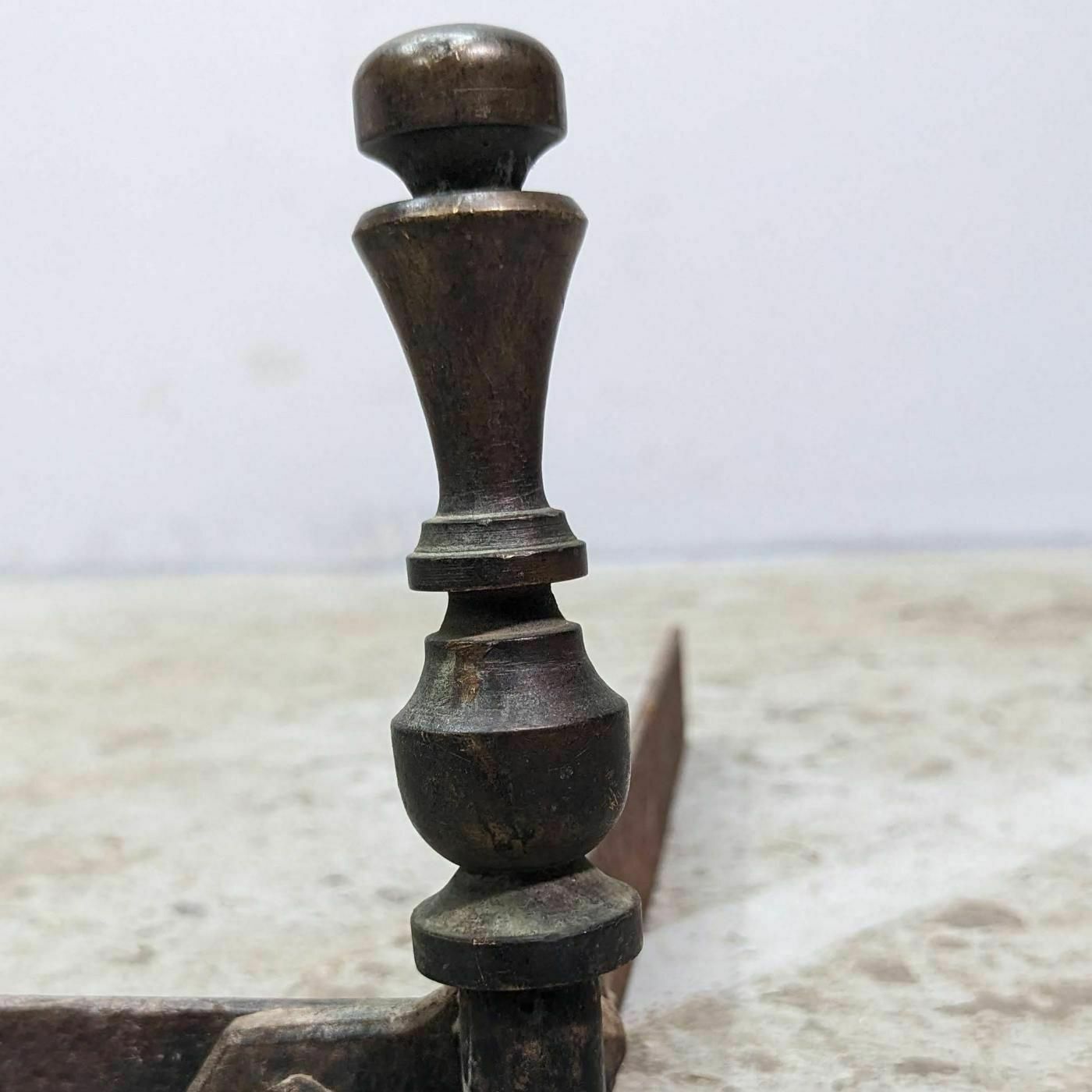 Landsmen In Wrought Iron Of The Period 18th (Pair) photo 813.0