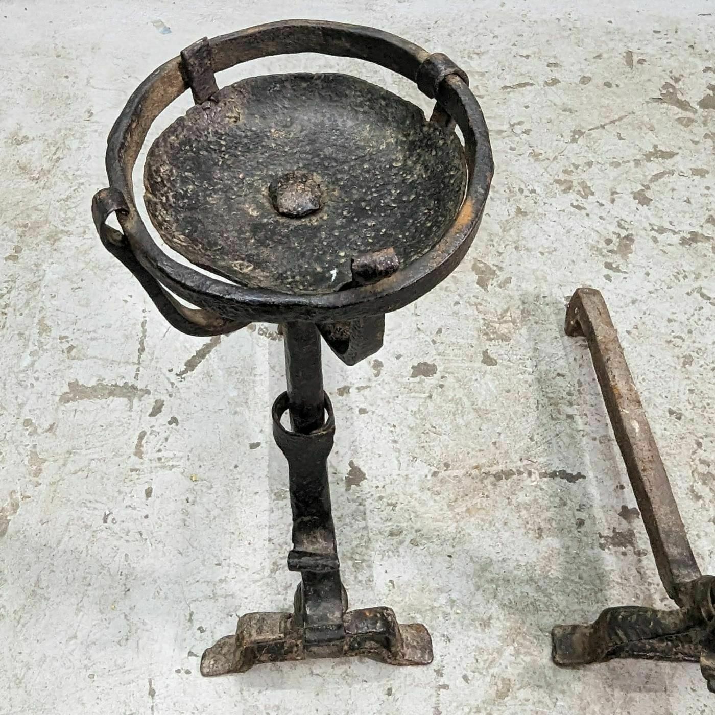 Landsmen In Wrought Iron Of The Period 18th (Pair) photo buy