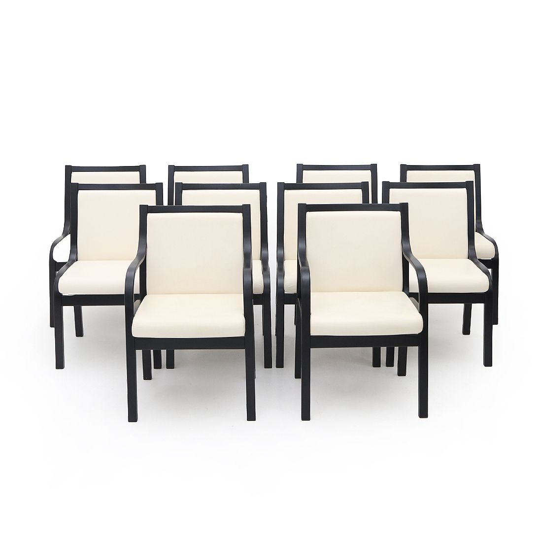 10 “Cavour” Chairs By Vittorio Gregotti, Lodovico Meneghetti And Giotto Stoppino For Poltrona Frau, 1970s photo furniture