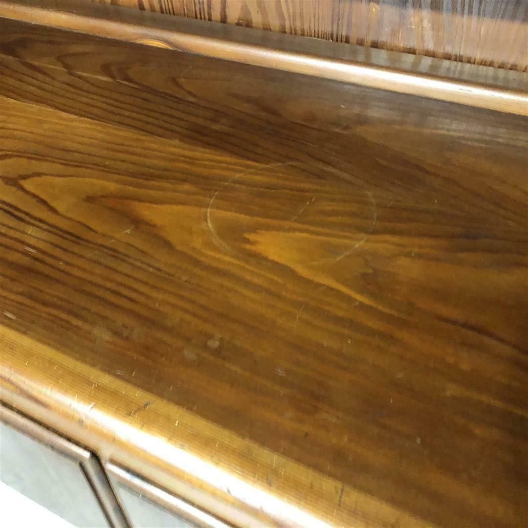 Unusual Mid Century Pitch Pine European Dresser In Folk Style photo Furniture