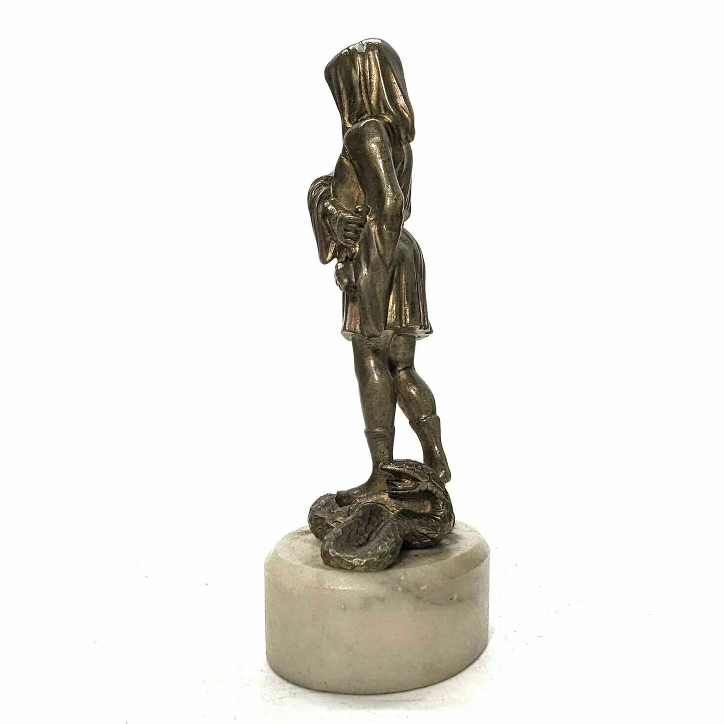 19th Century Bronze Statuette Of A Man With A Dagger photo for sale