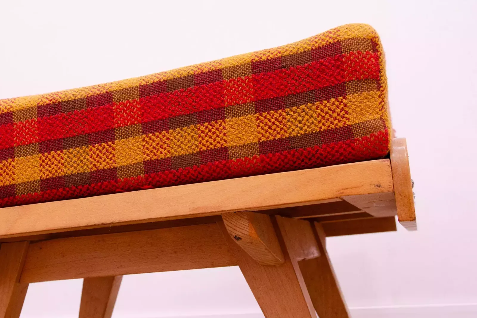 Frantisek Jirák, Midcentury Footstool, Produced By Tatra Nabytok, 1960s photo Furniture