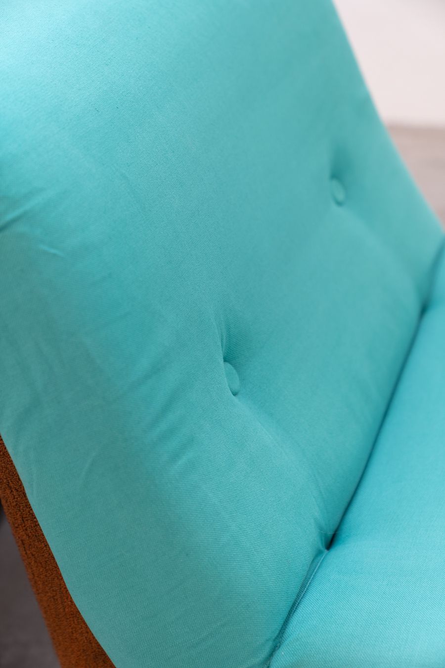 photo furniture Set Of Two Lev & Lev Fabric Armchairs, Removable Covers, With Fibreglass Frame, 1970s.