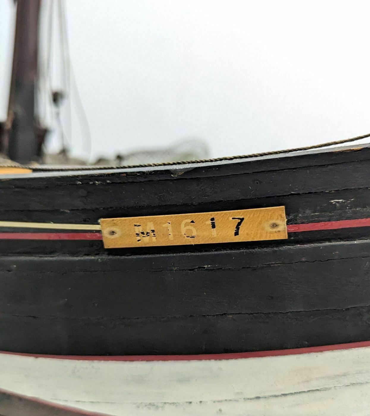photo furniture Model Of A Marseille Barque Called "Pointu" For Sailing Fishing