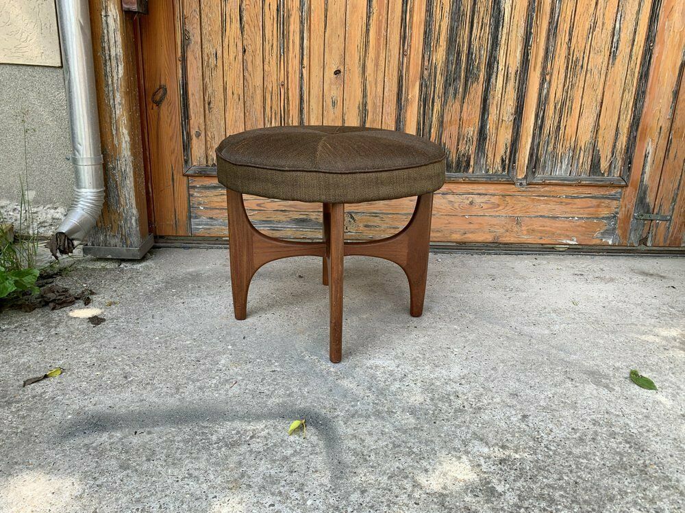 Mid Century Danish Ottoman In Teak By Kofod Larsen For G Plan, 1960s photo furniture