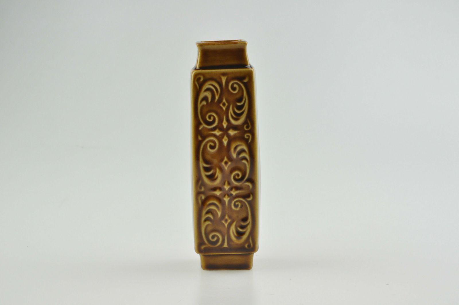 Ditmar Urbach Brown Ceramic Vase, Porcelain Vase, Pottery Vase, Retro Vase, Ditmar Urbach, Modernist Vase, Mid Century Vase, Ceramic Vase photo 62.0