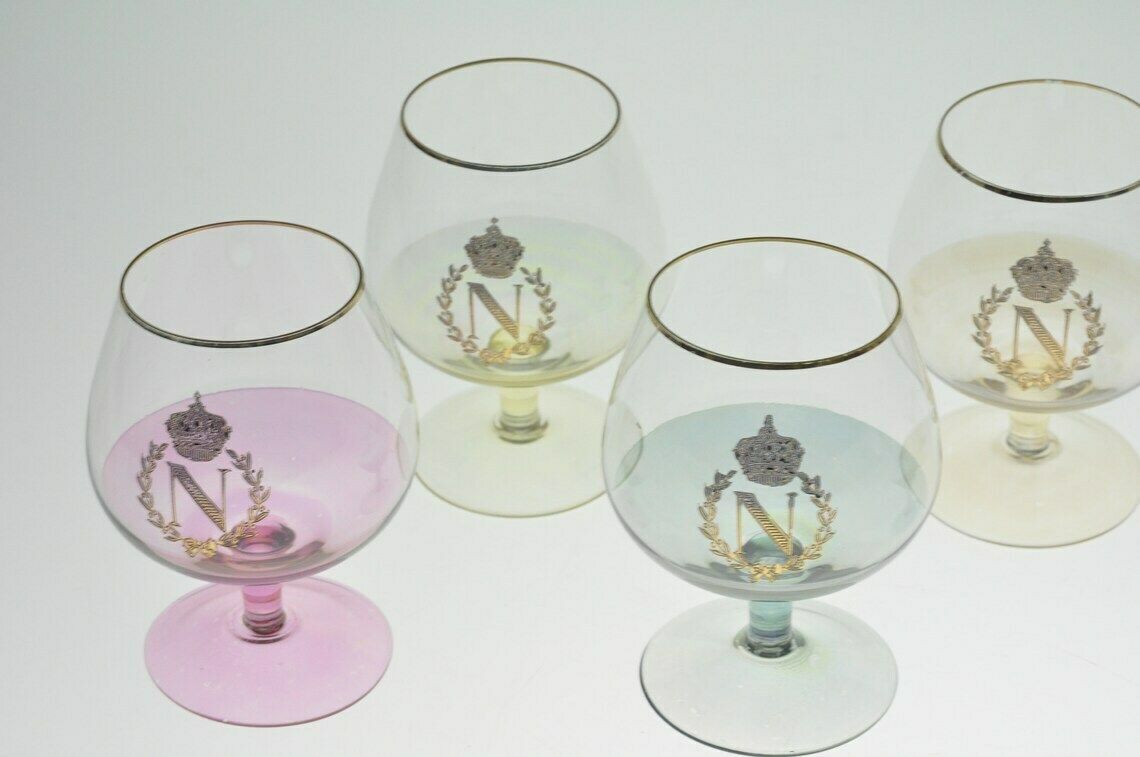 Set Of 6 Iridescent Glasses, Vintage Glasses, Iridescent Glasses, Glasses Vintage, Mid Century Glasses, Mid Century Glasses Set, Glasses Set photo Home Decor