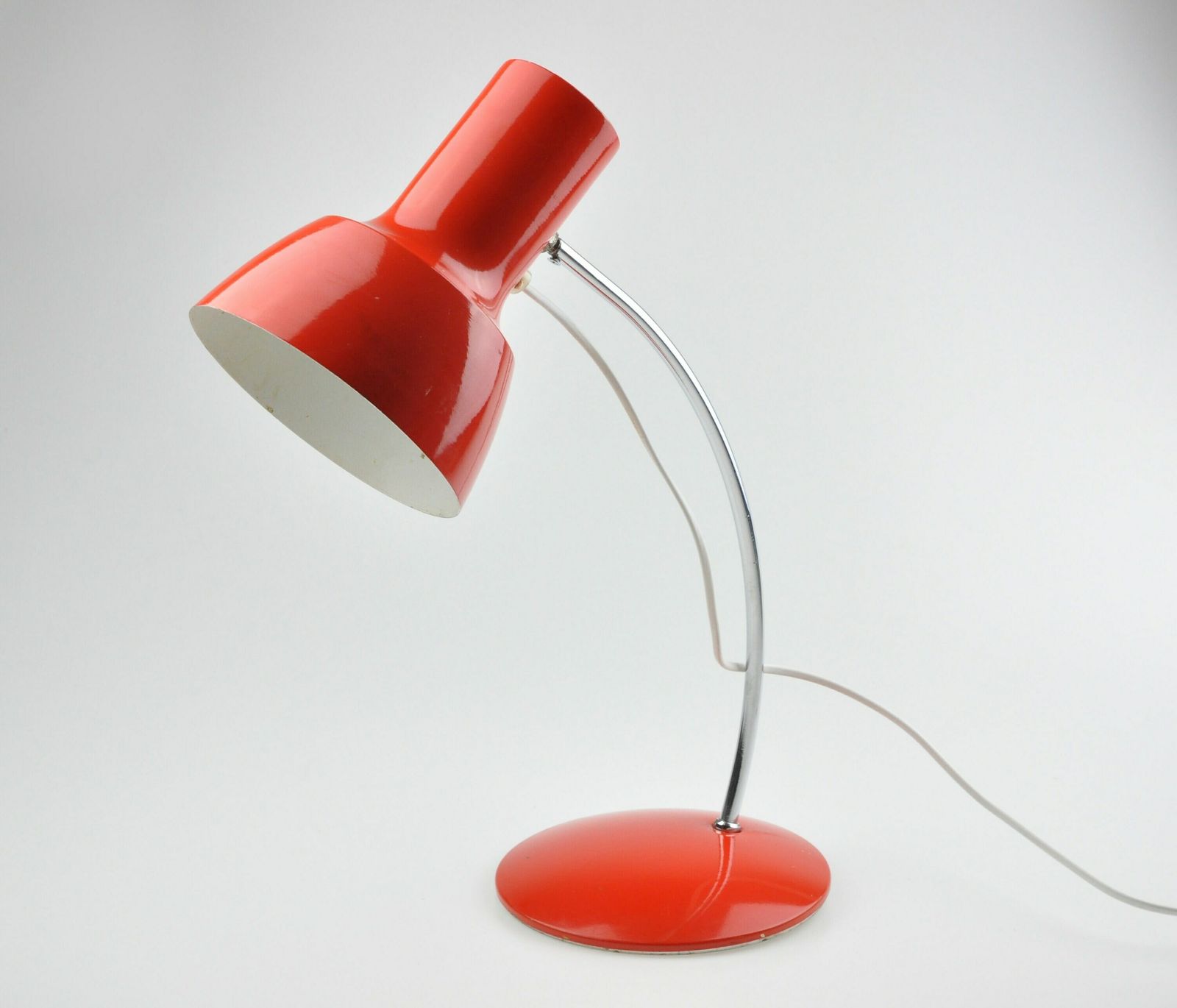 Desk Lamp, Mid Century Lamp, Industrial Desk Lamp, Industrial Lamp, Architect Lamp, Mid Century Lighting, Mid Century Light, Hurka, Napako photo for sale