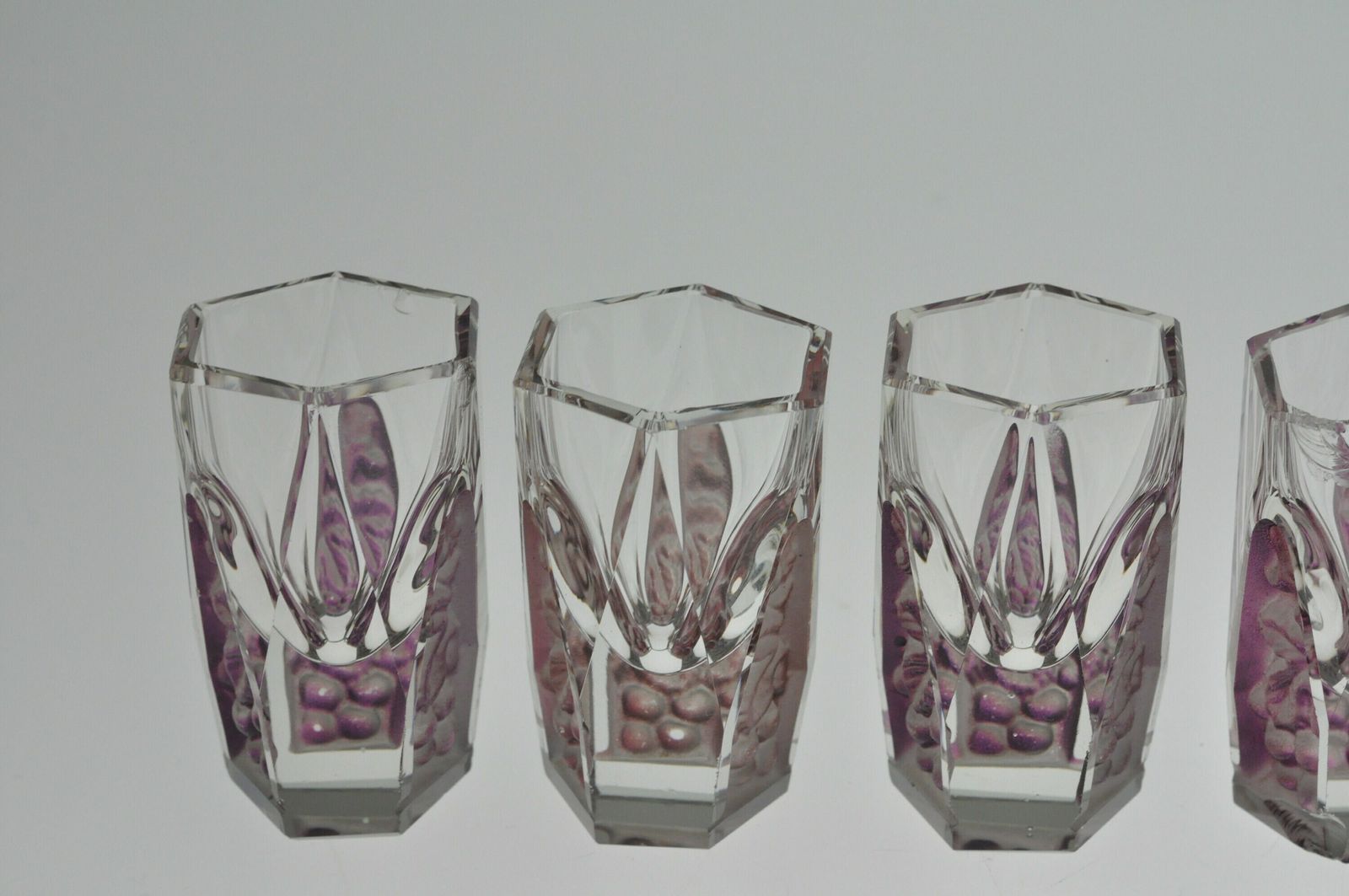 Art Deco Decanter Set, Liquour Set, Carafe And Glass Set, Carafe, Liquour Glass, Liquour Glasses, Bohemian Glass Decanter, Czech Decanter photo Home Decor