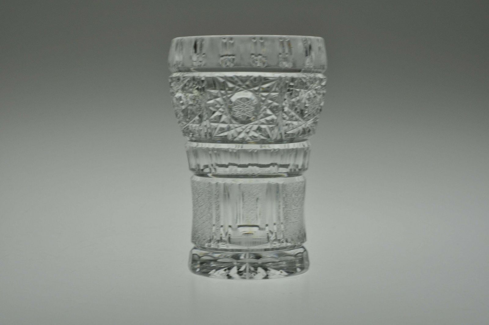 Czech Cut To Clear Vase, Vintage Vase, Cut Glass, Cut Vase, Cut Glass Vase, Czech Vase, Glass Vase, Czech Glass, Cut To Clear, Flower Vase photo Home Decor
