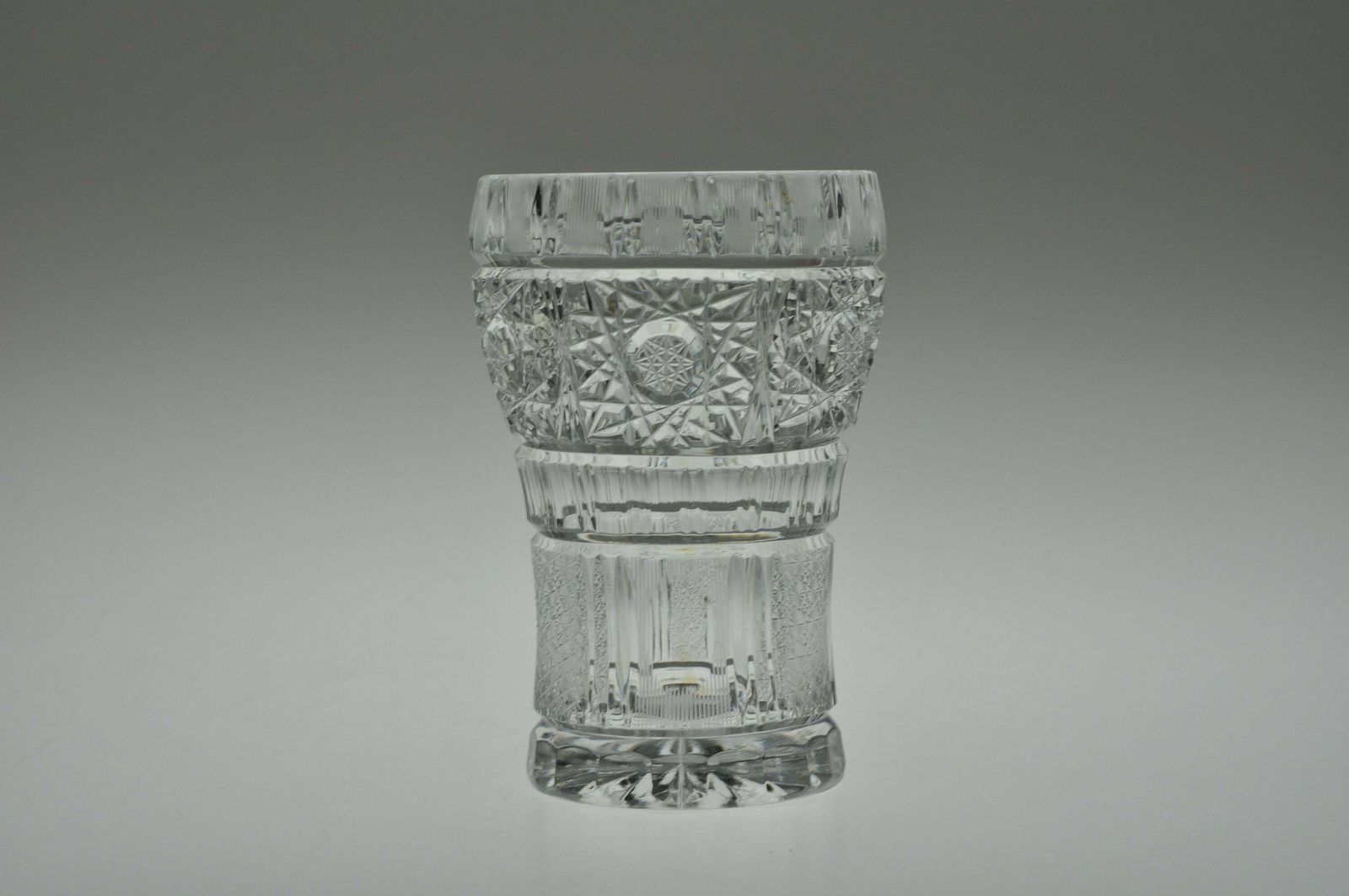 Czech Cut To Clear Vase, Vintage Vase, Cut Glass, Cut Vase, Cut Glass Vase, Czech Vase, Glass Vase, Czech Glass, Cut To Clear, Flower Vase photo 62.0